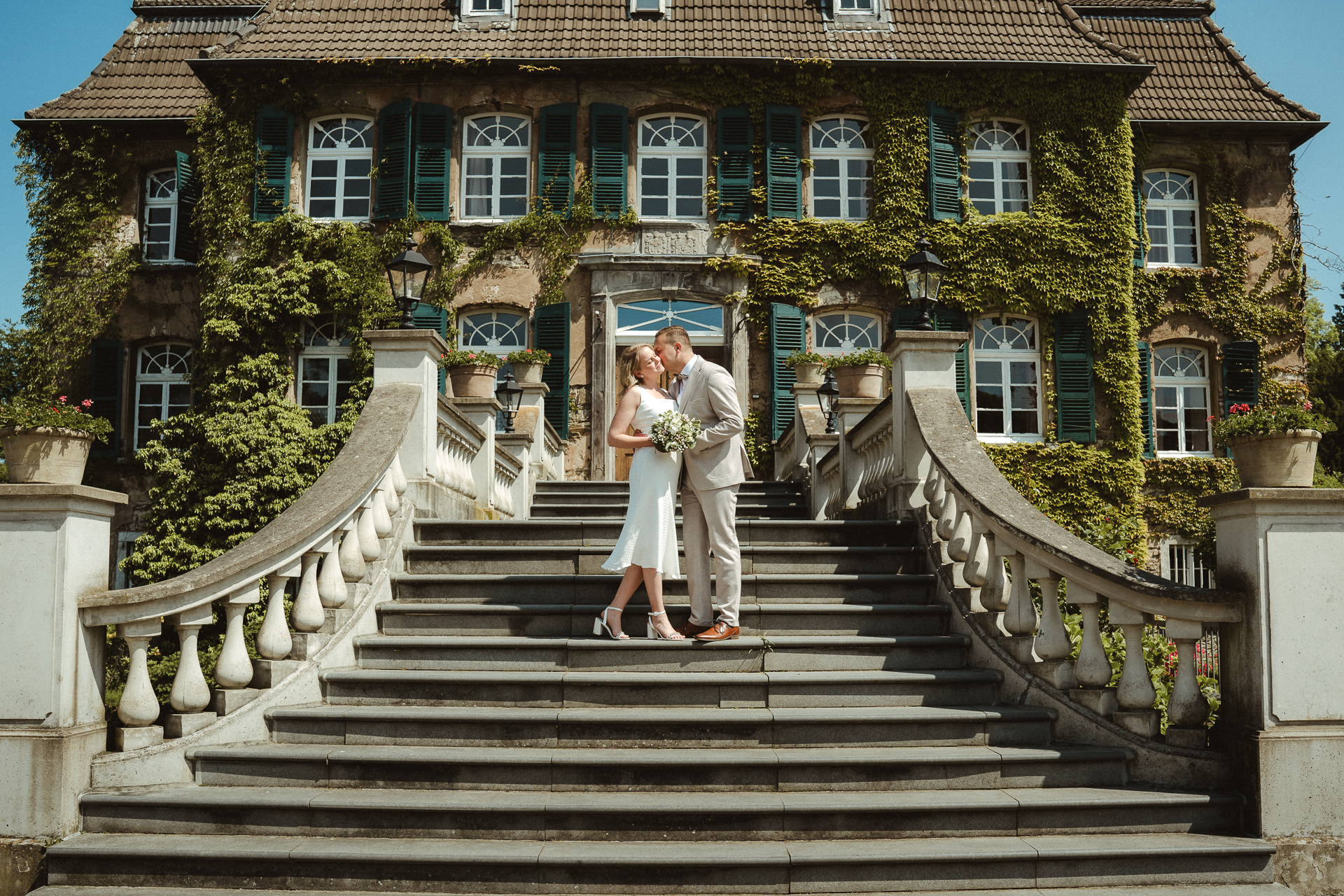 Paarshooting Schloss Ratingen - Standesamtliche Trauung Fotos